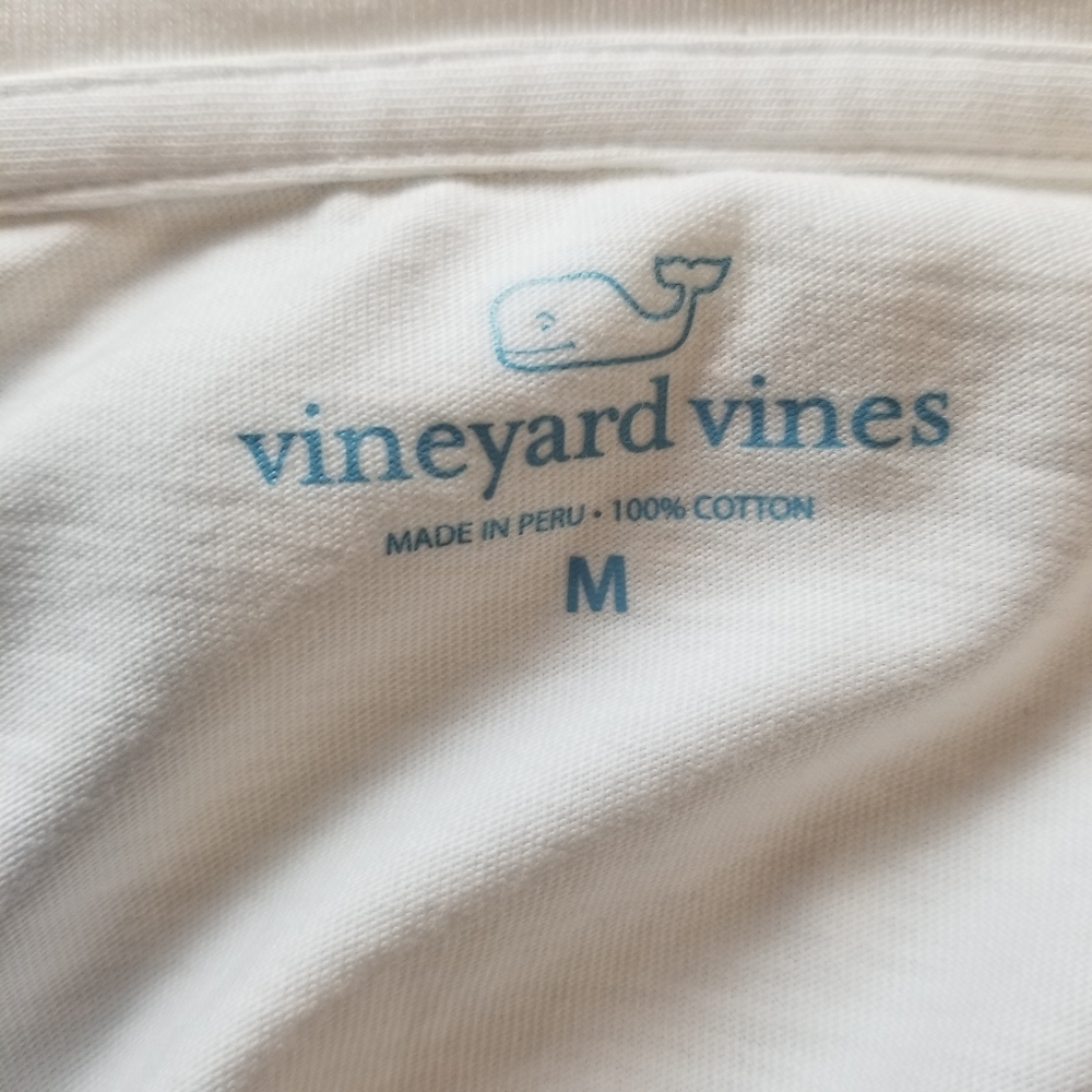 VINEYARD VINES TEXAS LONGHORNS FB WHITE POCKET TEE - Picture 7 of 8